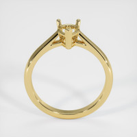 14K Yellow Gold Solitaire Ring Setting Image
