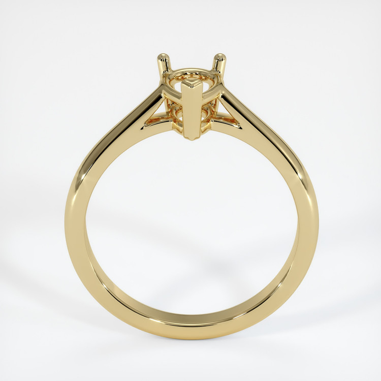 14K Yellow Gold Solitaire Ring Setting