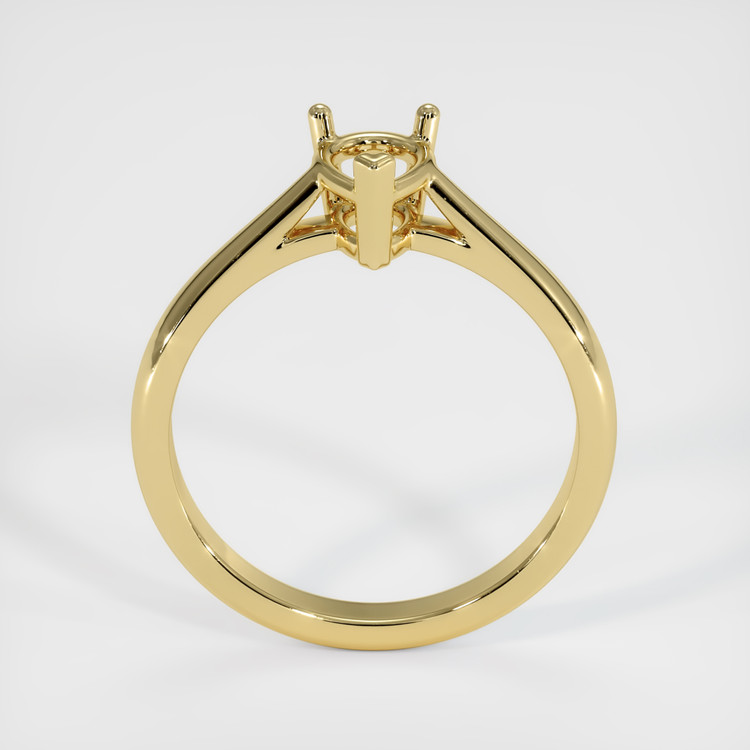 18K Yellow Gold Solitaire Ring Setting
