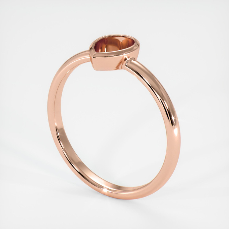 14K Rose Gold Vedic Ring Setting