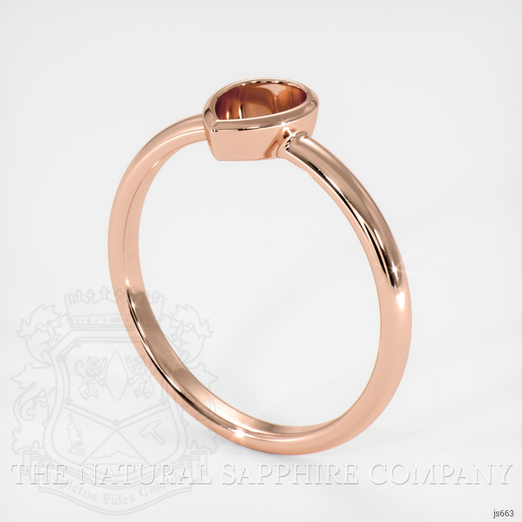 14K Rose Gold Vedic Ring Setting