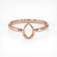 14K Rose Gold Vedic Ring Setting Image