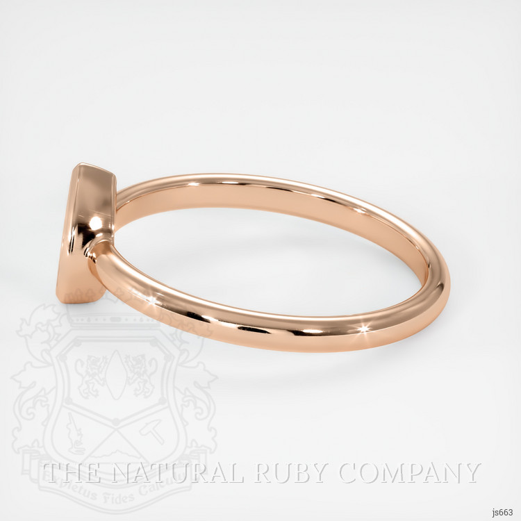 14K Rose Gold Vedic Ring Setting