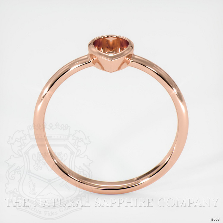 14K Rose Gold Vedic Ring Setting