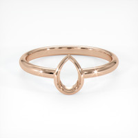18K Rose Gold Vedic Ring Setting Image