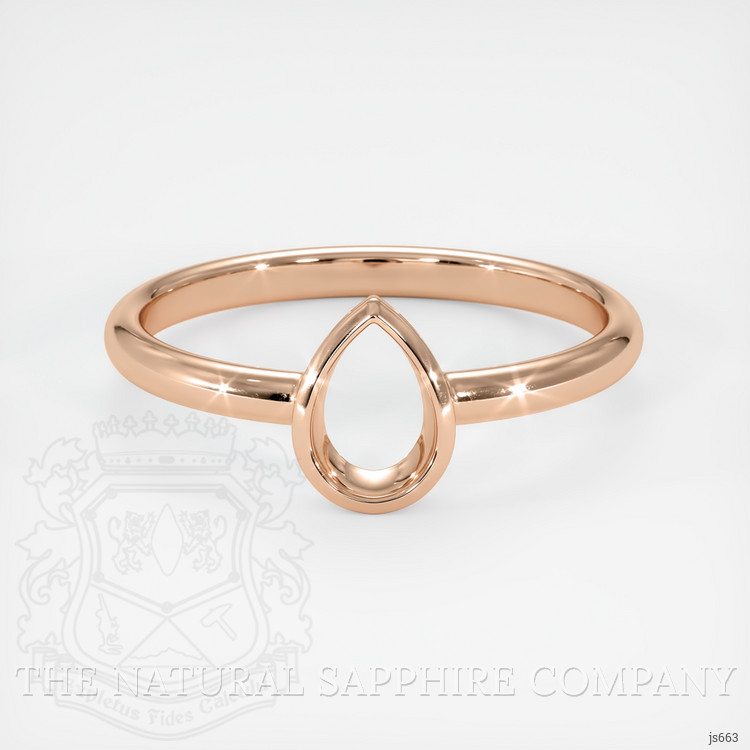 18K Rose Gold Vedic Ring Setting