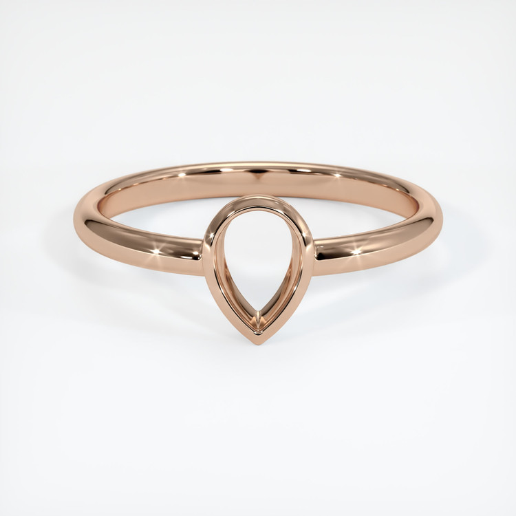 18K Rose Gold Vedic Ring Setting