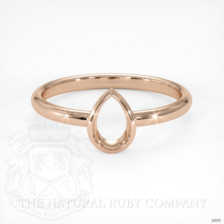 18K Rose Gold Vedic Ring Setting