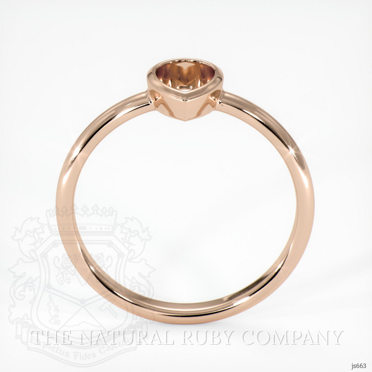 18K Rose Gold Vedic Ring Setting