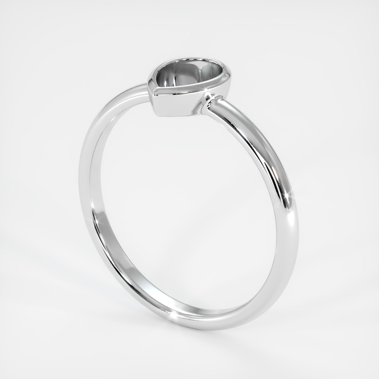 10K White Gold Vedic Ring Setting
