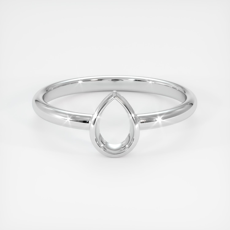 14K White Gold Vedic Ring Setting