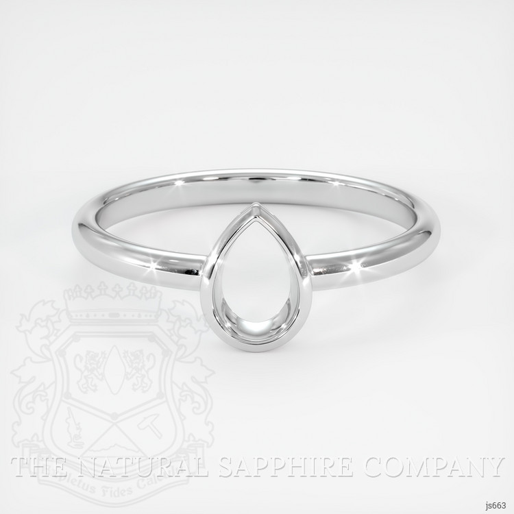 14K White Gold Vedic Ring Setting