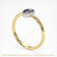 14K White & Yellow Vedic Ring Setting Video