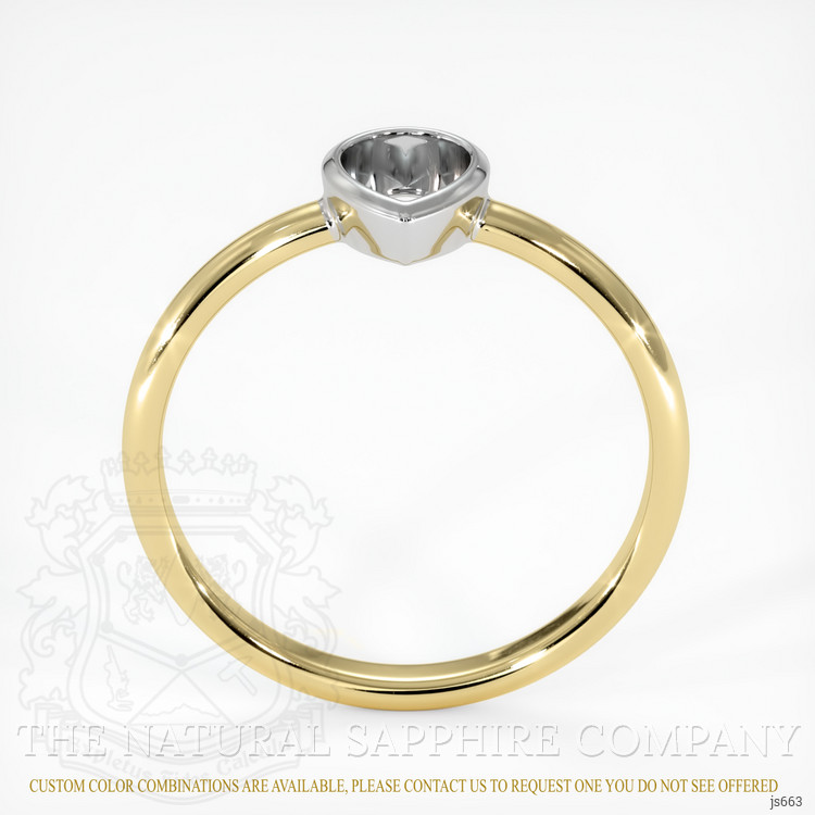 14K White & Yellow Vedic Ring Setting