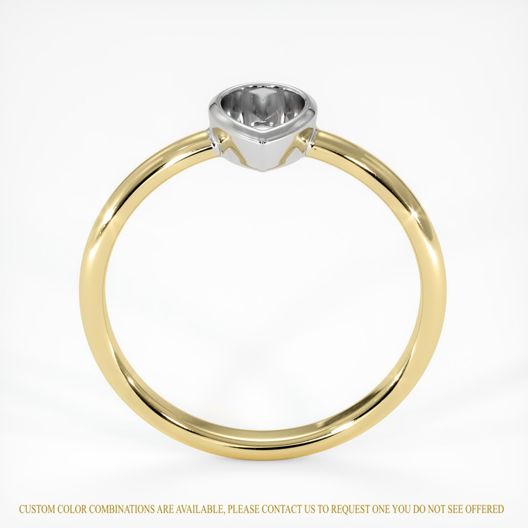 14K White & Yellow Vedic Ring Setting