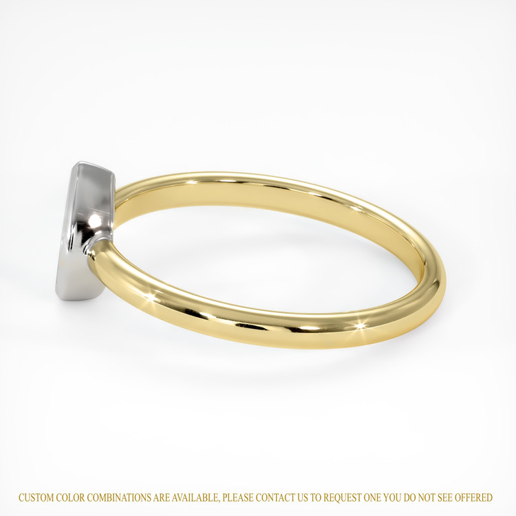 18K White & Yellow Vedic Ring Setting