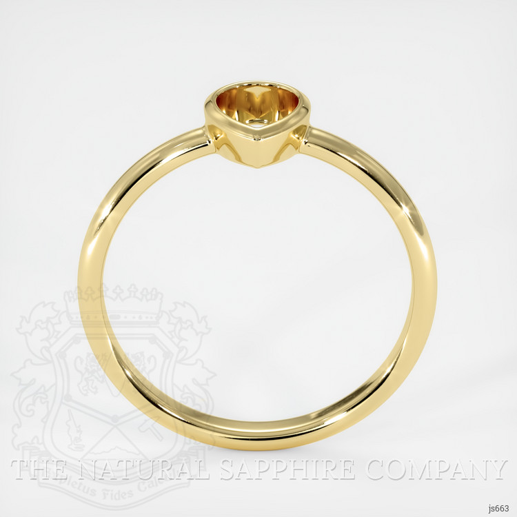 14K Yellow Gold Vedic Ring Setting