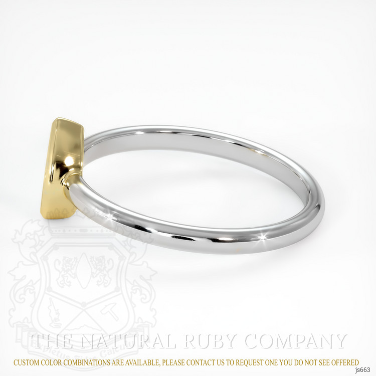 14K Yellow & White Vedic Ring Setting