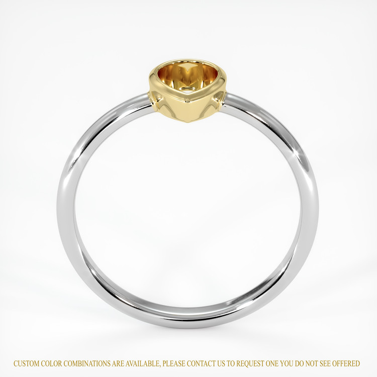 14K Yellow & White Vedic Ring Setting