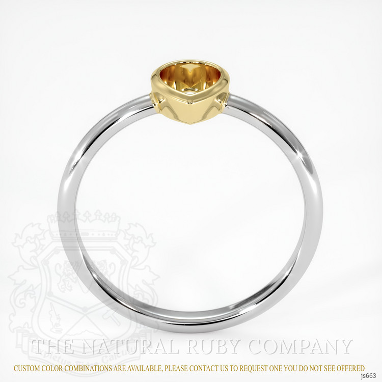 14K Yellow & White Vedic Ring Setting