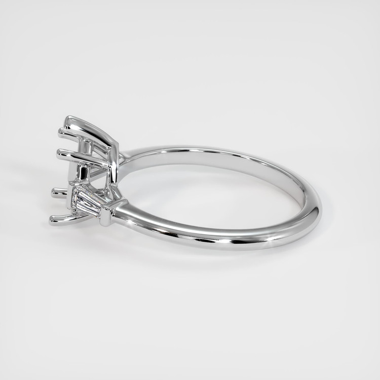 Silver Three Stone Ring Setting