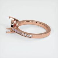 14K Rose Gold Pave Ring Setting Image