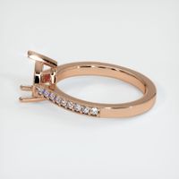 18K Rose Gold Pave Ring Setting Image