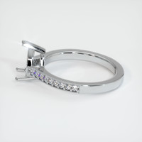 Silver Pave Ring Setting Image