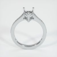 18K White Gold Pave Ring Setting Image