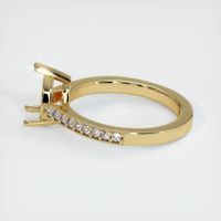14K Yellow Gold Pave Ring Setting Image