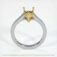 18K Yellow & White Pave Ring Setting Image