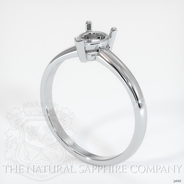 Platinum 950 Solitaire Ring Setting