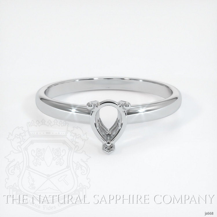 Platinum 950 Solitaire Ring Setting