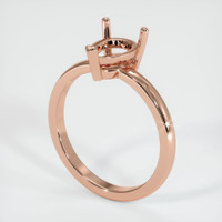 14K Rose Gold Solitaire Ring Setting Video