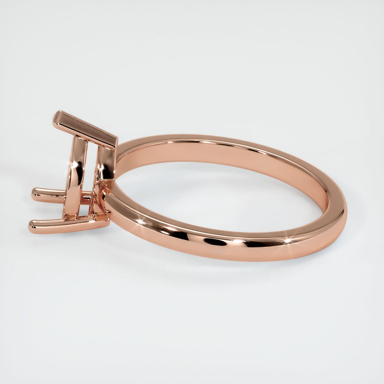14K Rose Gold Solitaire Ring Setting