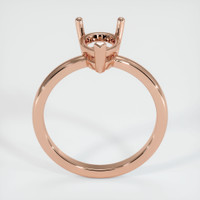 14K Rose Gold Solitaire Ring Setting Image