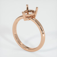 18K Rose Gold Solitaire Ring Setting Video
