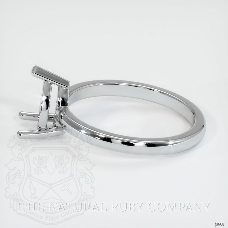 Silver Solitaire Ring Setting