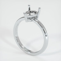 10K White Gold Solitaire Ring Setting Video