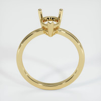 10K Yellow Gold Solitaire Ring Setting Image