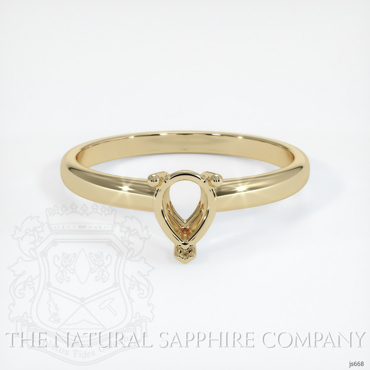 14K Yellow Gold Solitaire Ring Setting