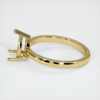 14K Yellow Gold Solitaire Ring Setting Image