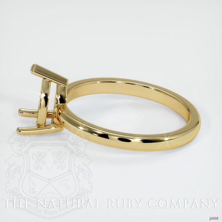 14K Yellow Gold Solitaire Ring Setting