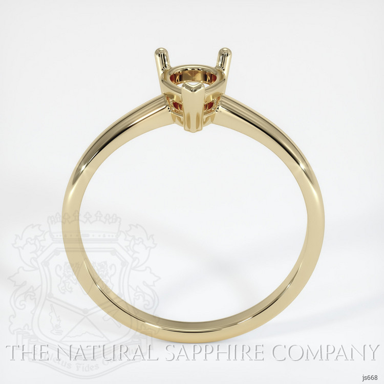 14K Yellow Gold Solitaire Ring Setting