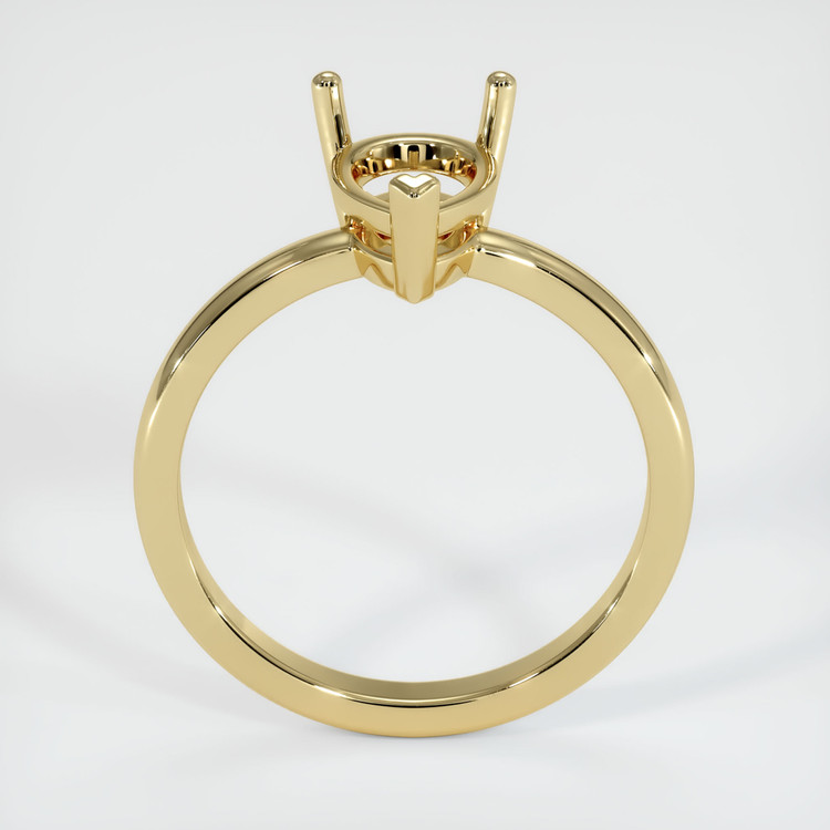 14K Yellow Gold Solitaire Ring Setting