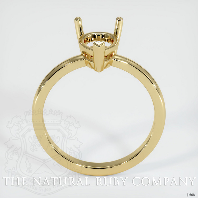 14K Yellow Gold Solitaire Ring Setting