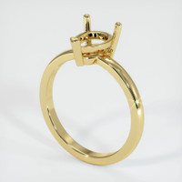 18K Yellow Gold Solitaire Ring Setting Video