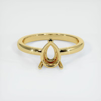 18K Yellow Gold Solitaire Ring Setting Image