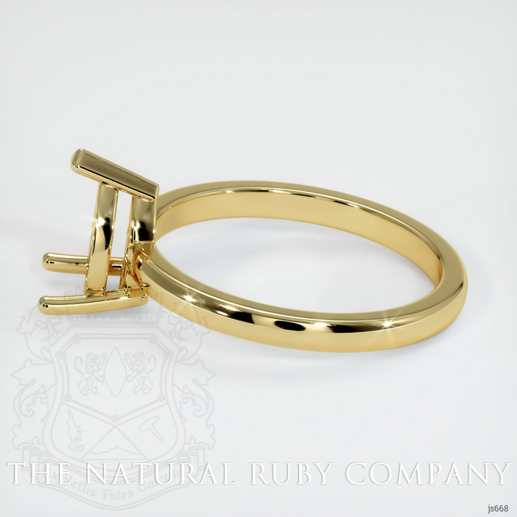 18K Yellow Gold Solitaire Ring Setting