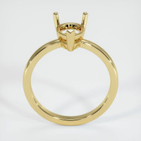18K Yellow Gold Solitaire Ring Setting Image